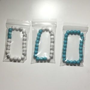 Marble bracelet 3-pack